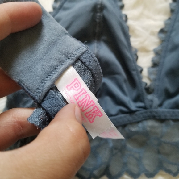 PINK VS Halter Lace Bralette Small - Picture 8 of 10